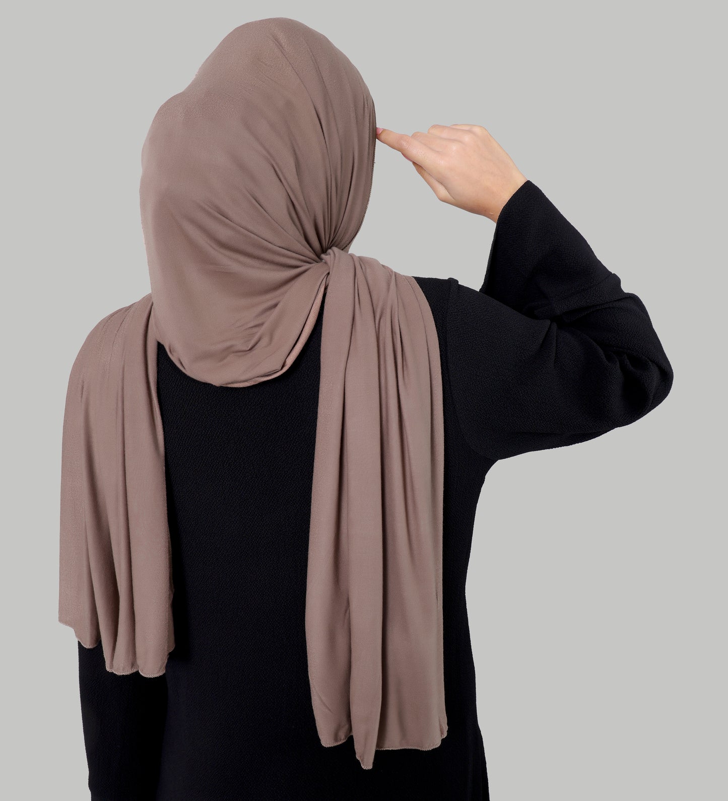 Premium Jersey Hijab - Taupe