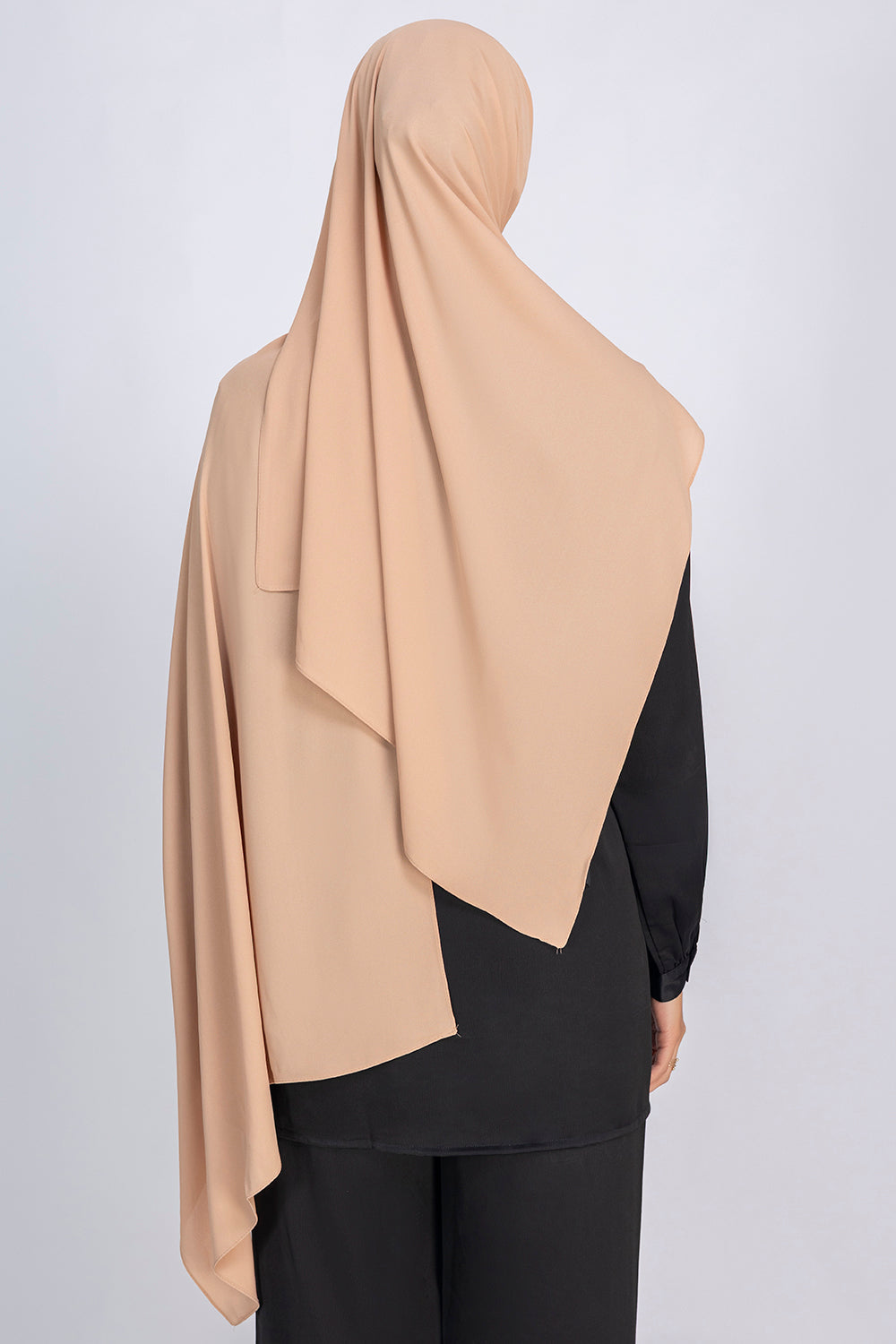 Opaque Chiffon Hijab - Biscuit