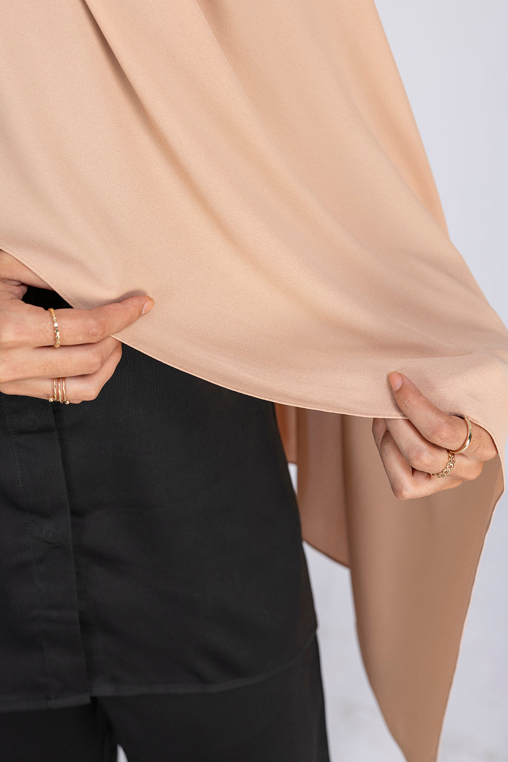 Opaque Chiffon Hijab - Biscuit