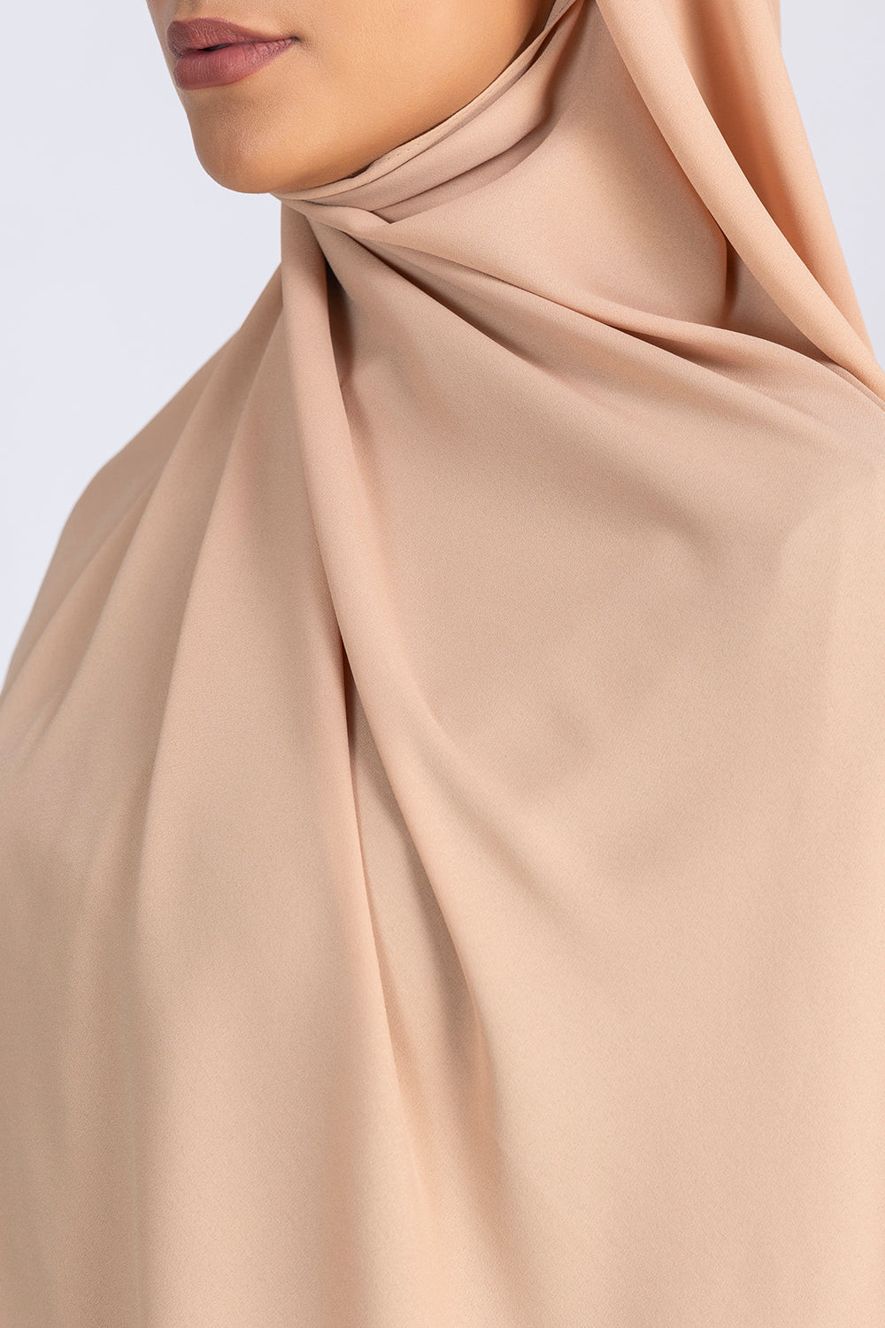 Opaque Chiffon Hijab - Biscuit