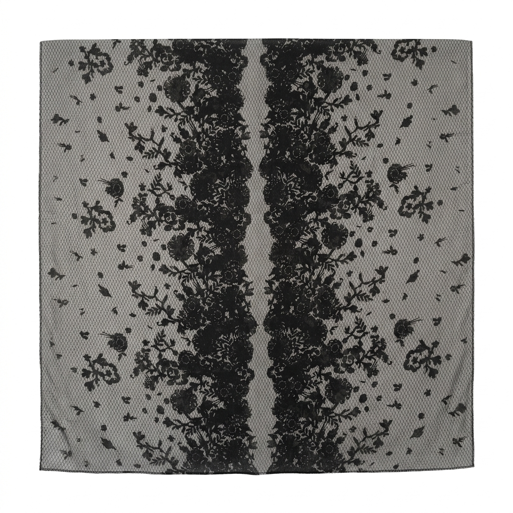 Lace Print Hijab