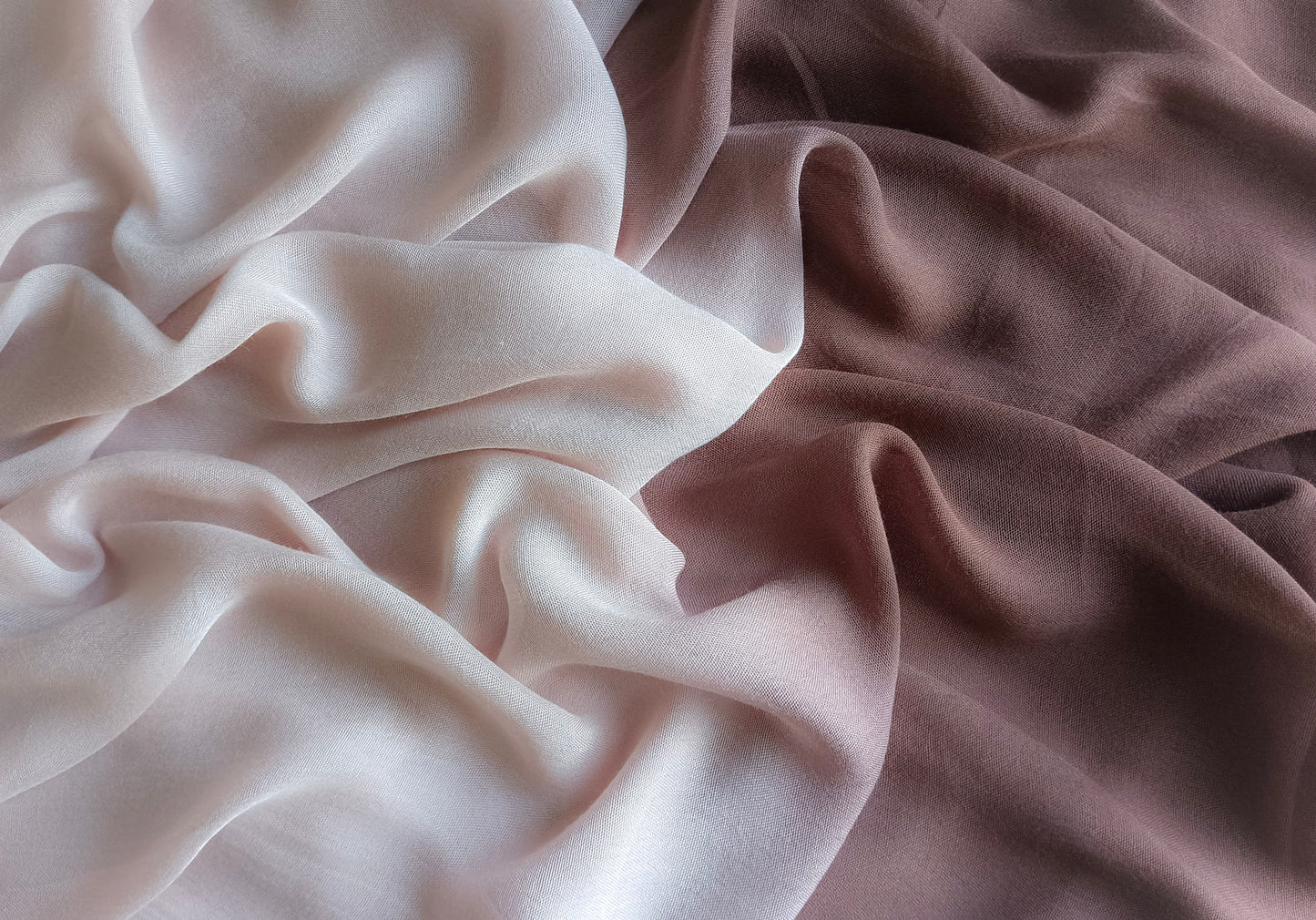 Modal Ombre Hijab- Wood Smoke