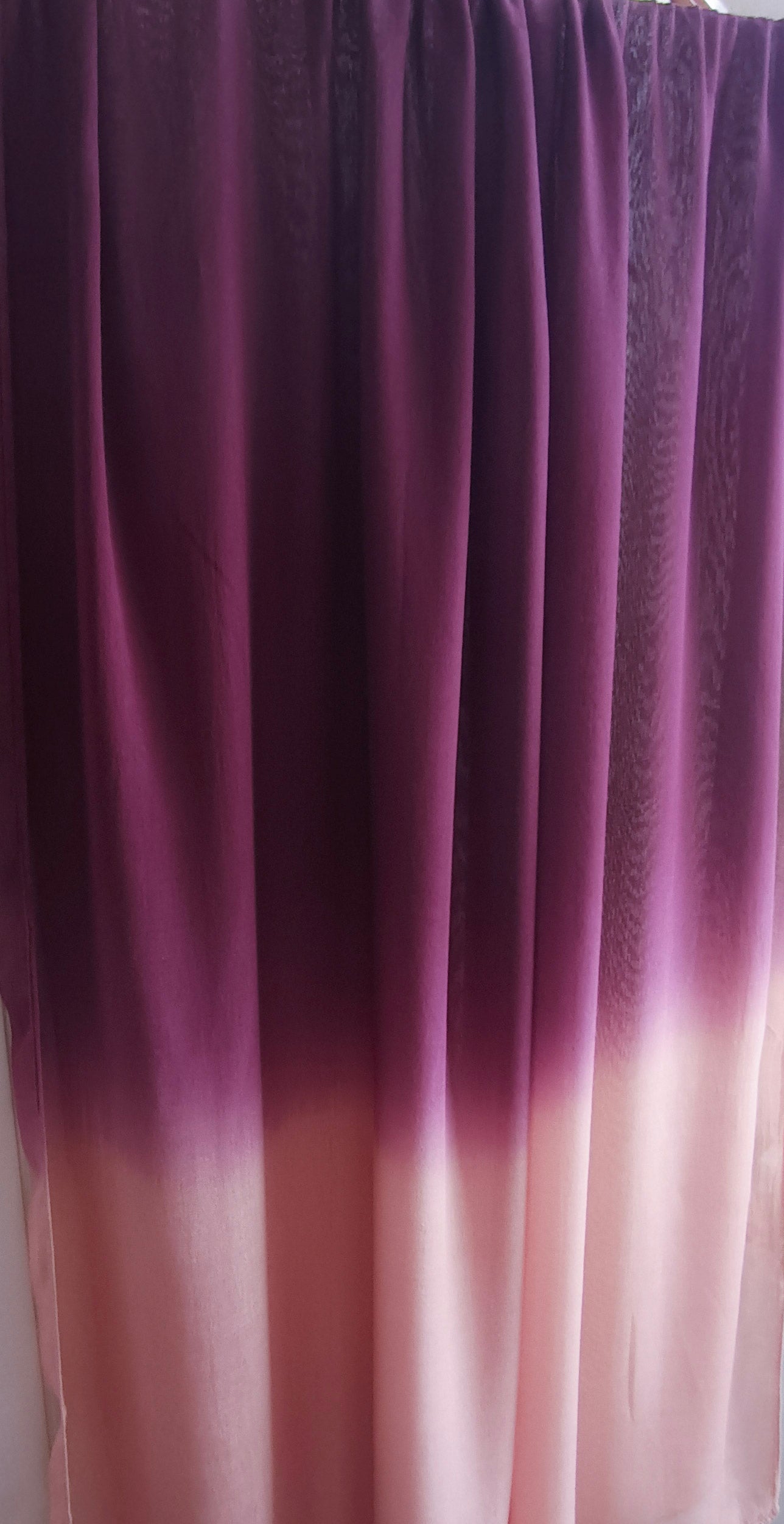 Modal Ombre Hijab- Rich Plum Mink