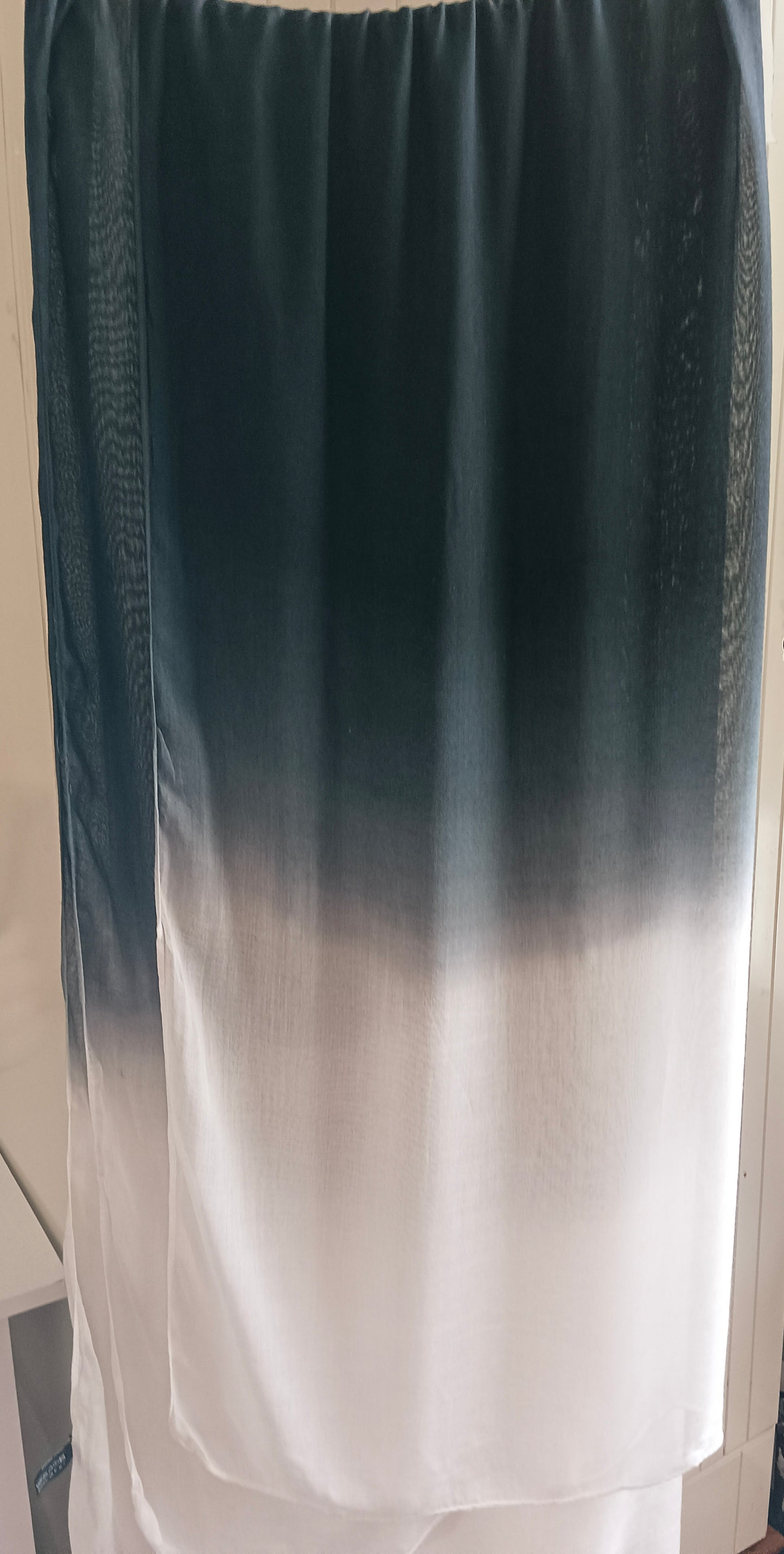 Modal Ombre Hijab- Charcoal Mist