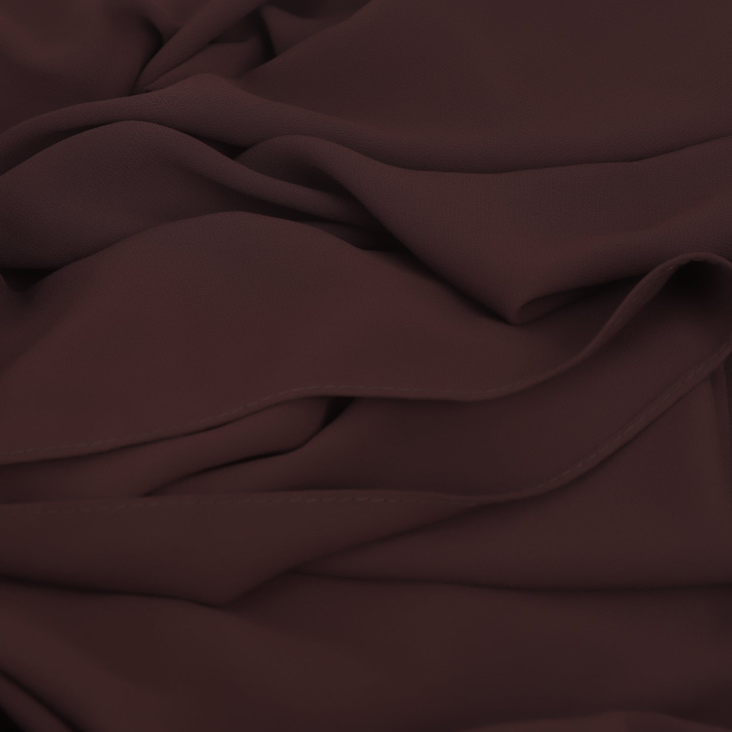 Opaque Chiffon Hijab- Brown