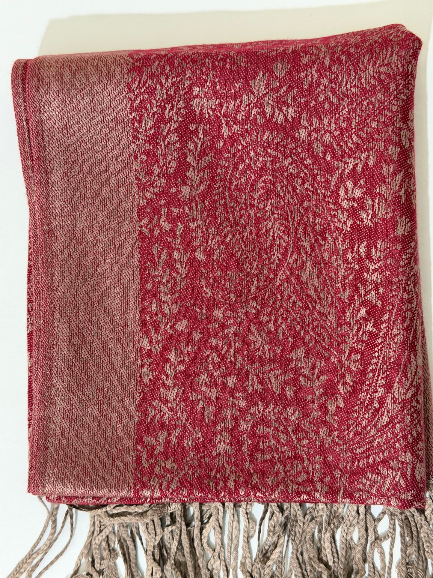 Burgundy Pashmina Hijab