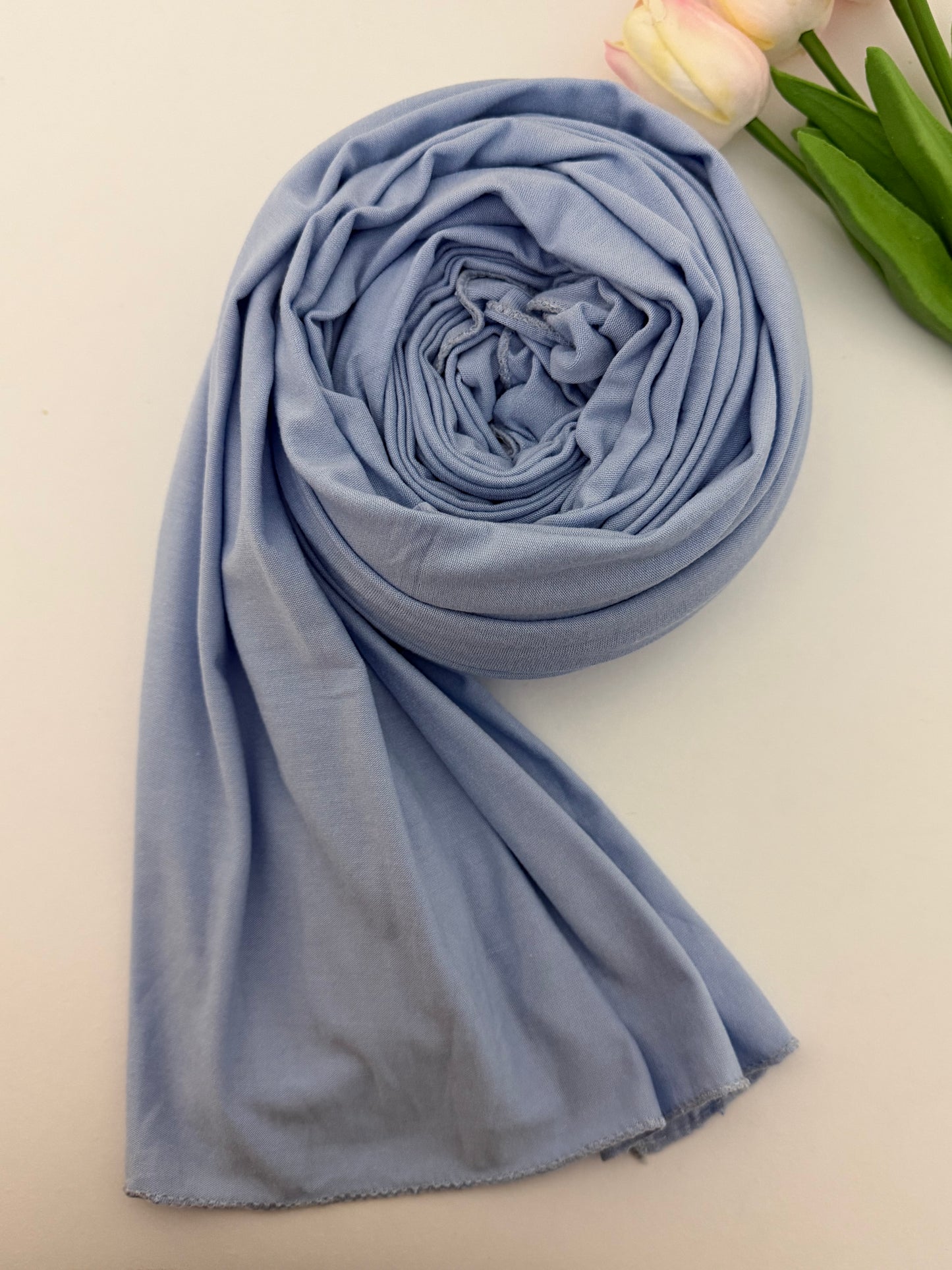 Premium Jersey Hijab - Baby Blue
