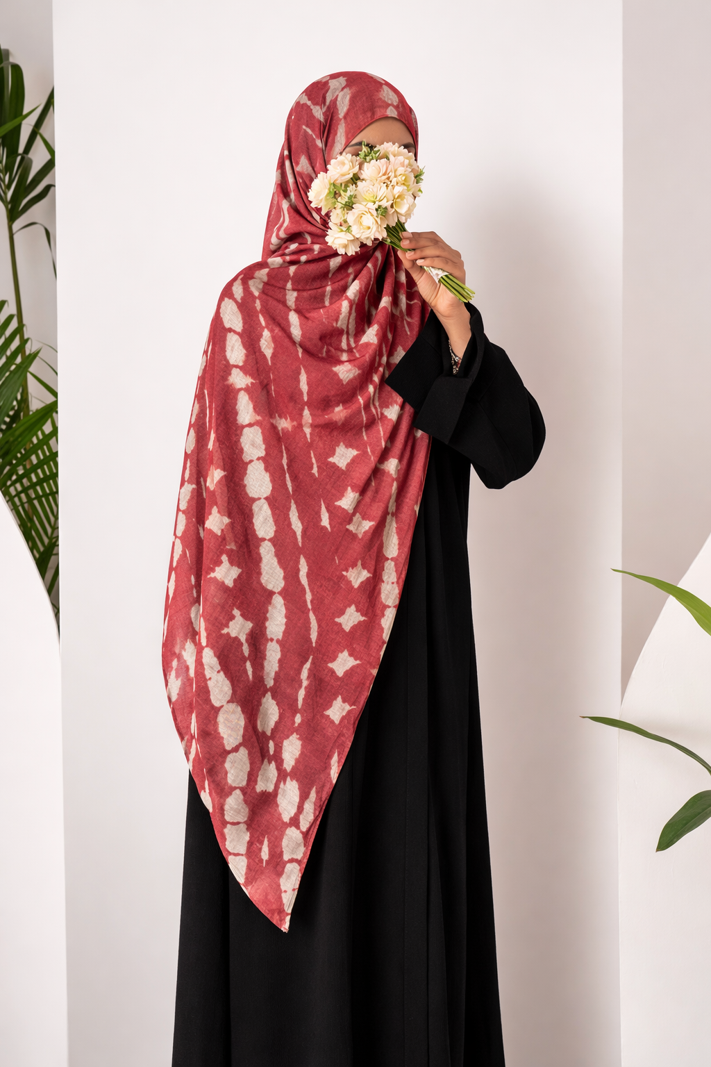 Ripple Modal Hijab - Ruby