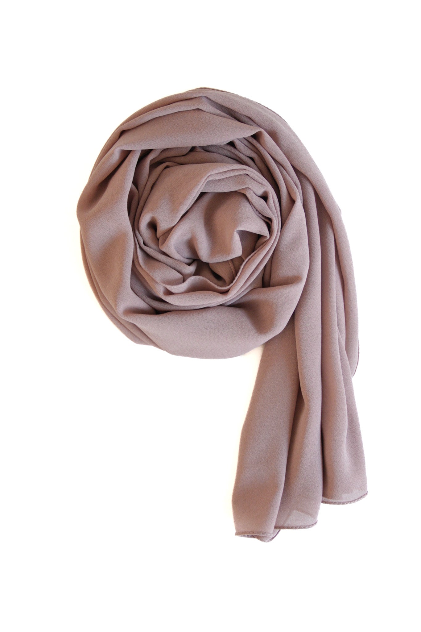 Premium chiffon hijab in Mocca – soft, lightweight, and elegant drape