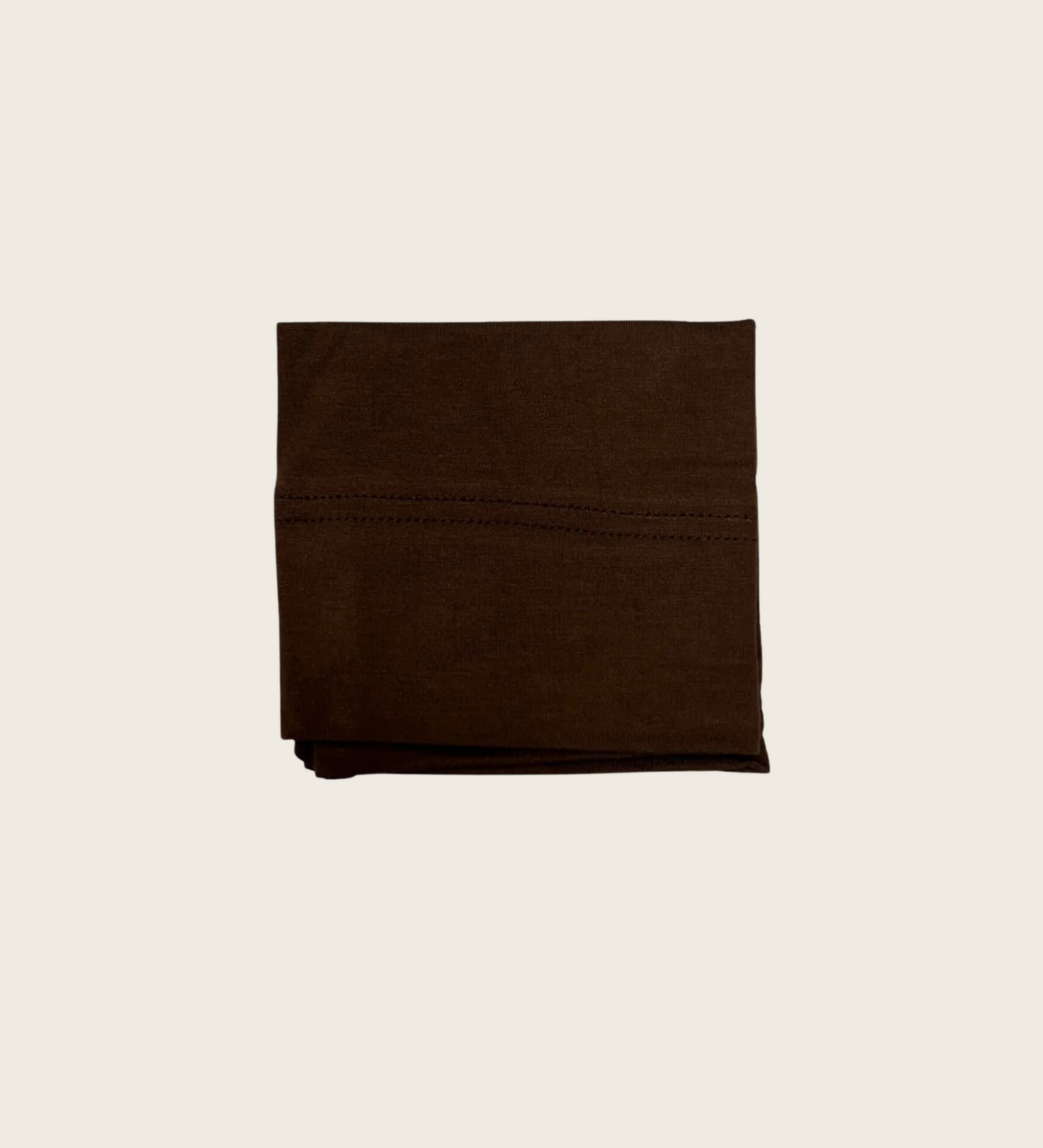 Bamboo Jersey Tube Cap- Dark Brown
