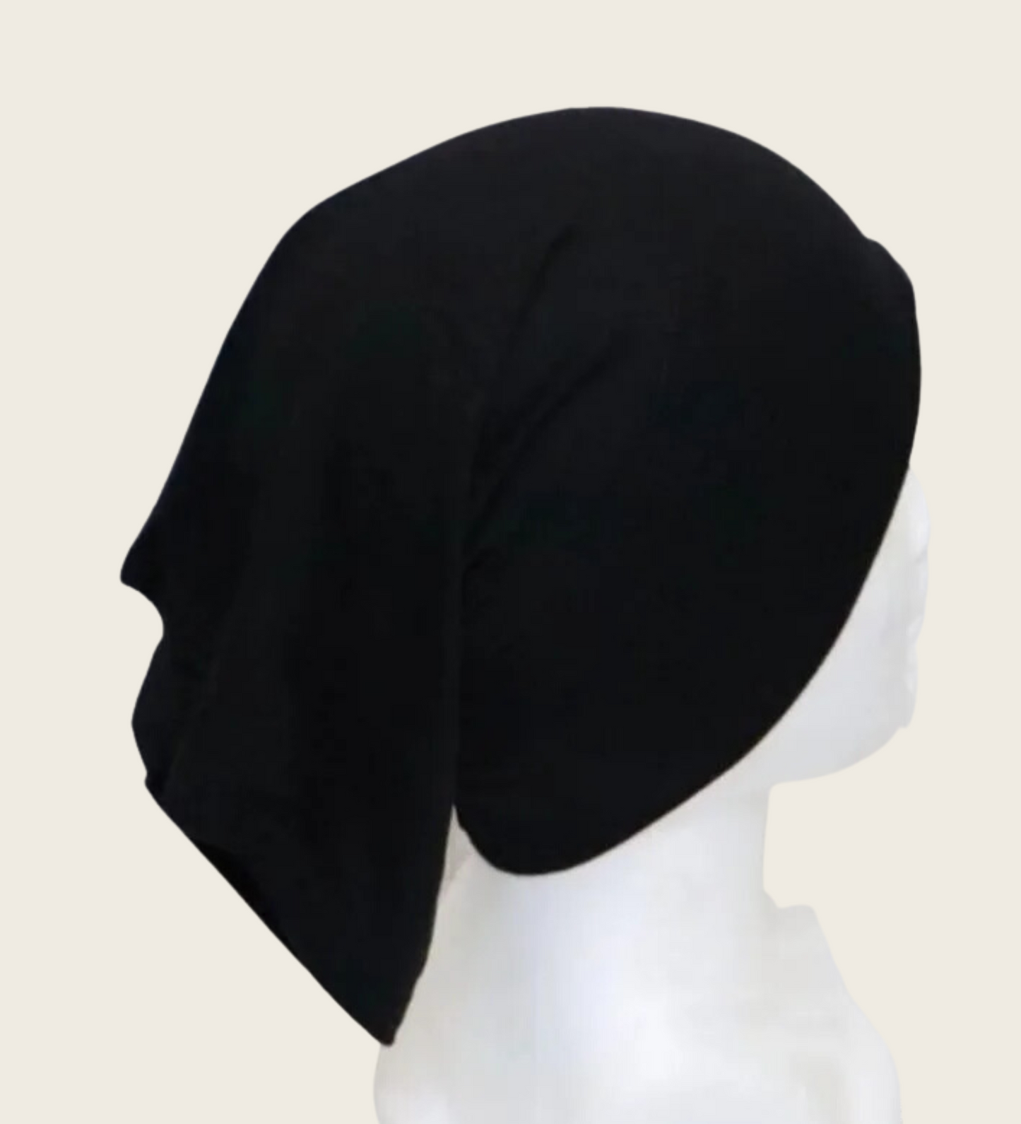 Bamboo Jersey Tube Cap- Black