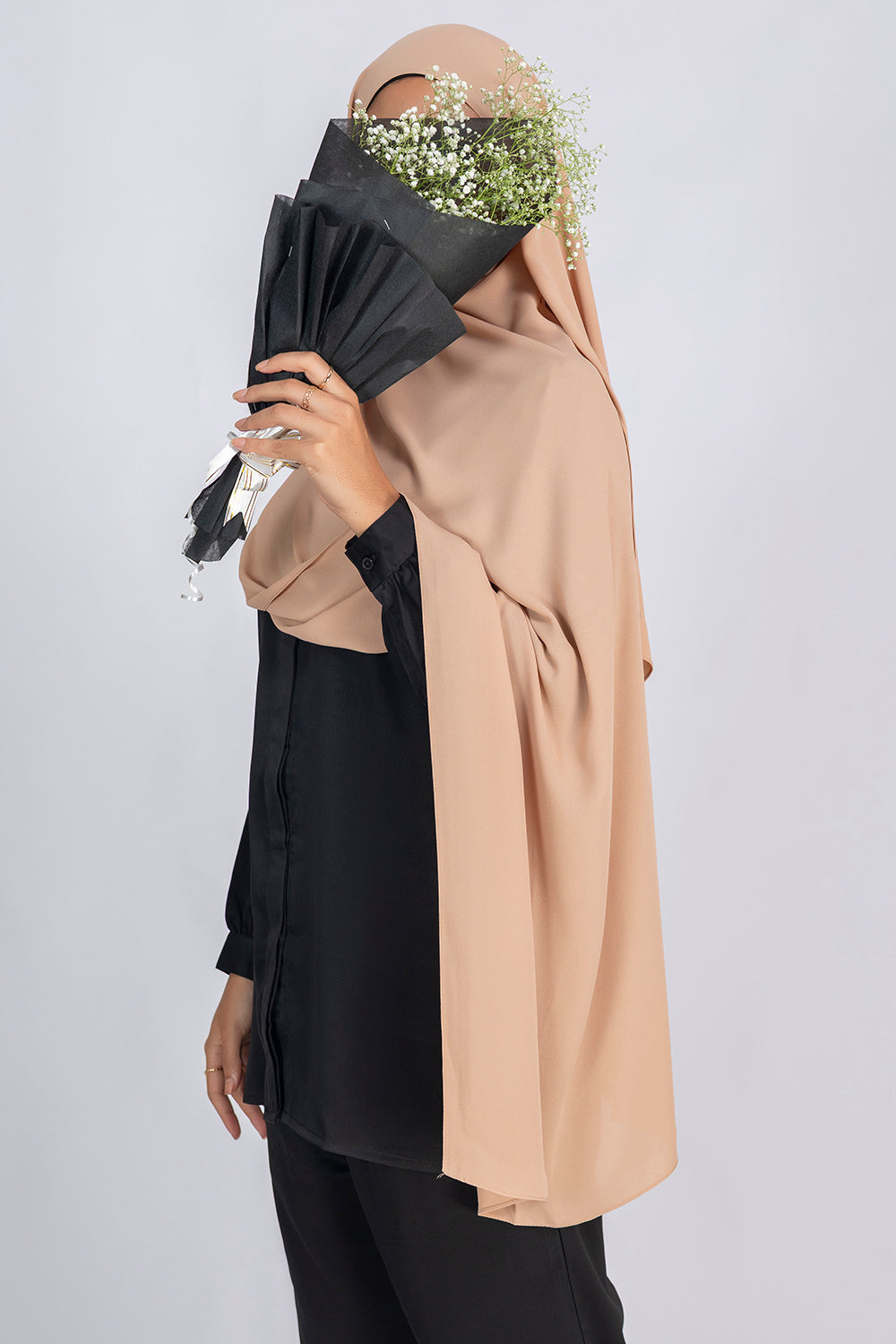 Opaque Chiffon Hijab - Biscuit