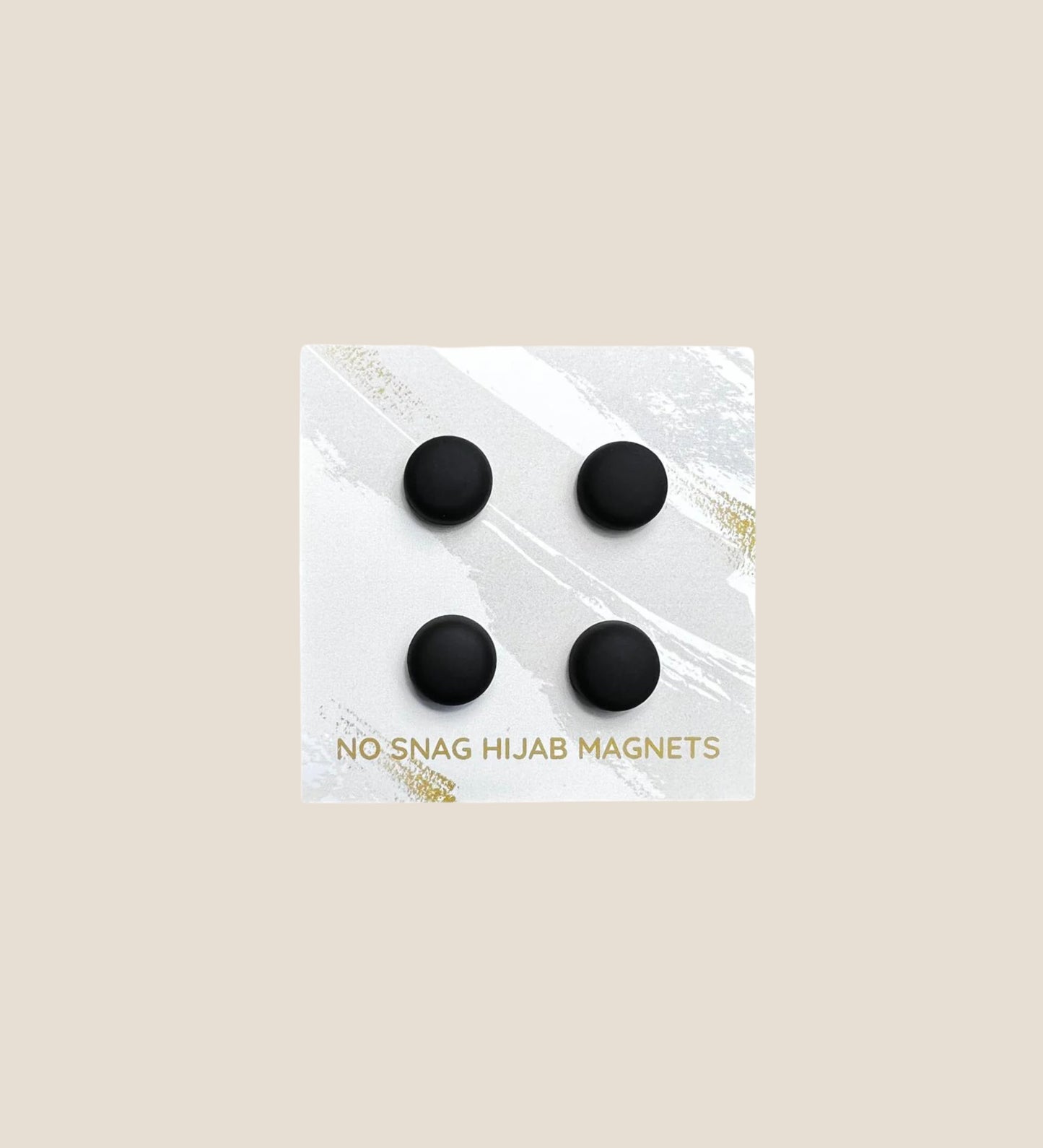 No–Snag Hijab Magnets- Black