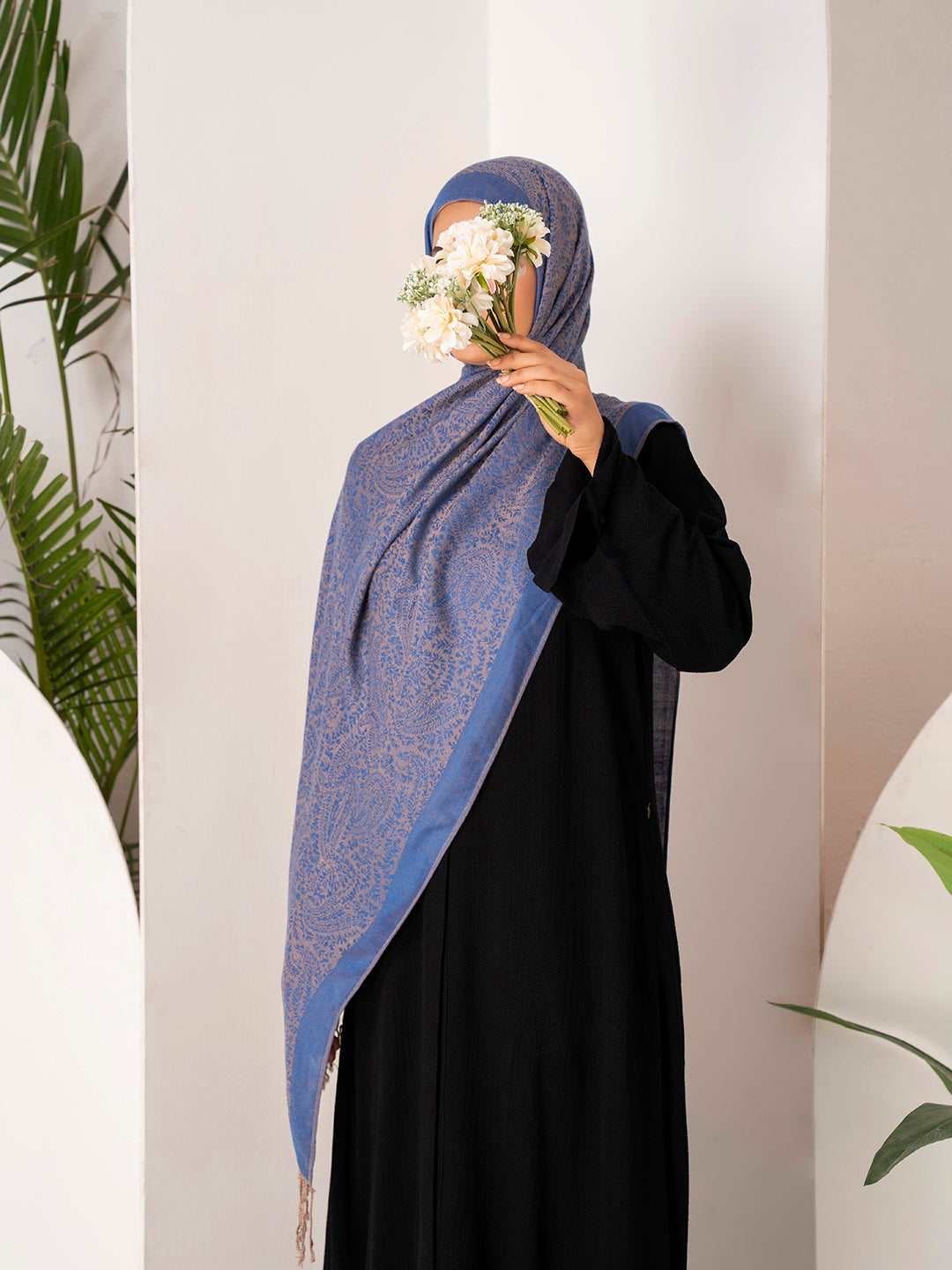 Royal Blue Pashmina Hijab