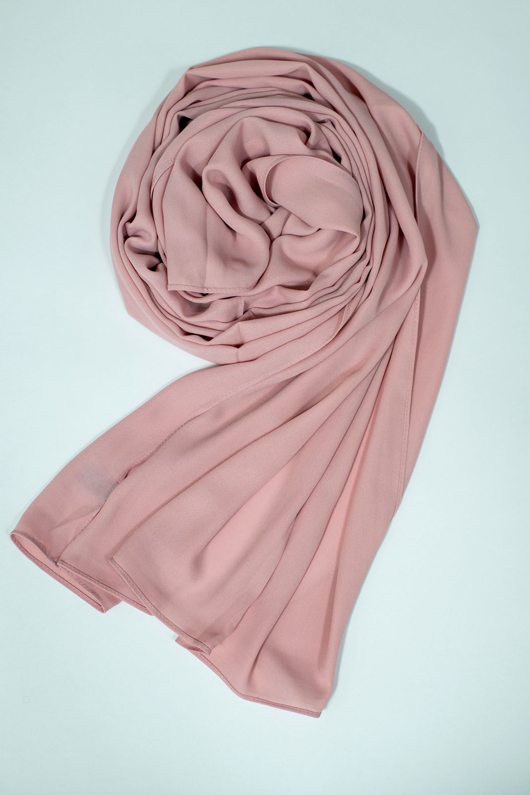 Opaque Chiffon Hijab - Powder Pink