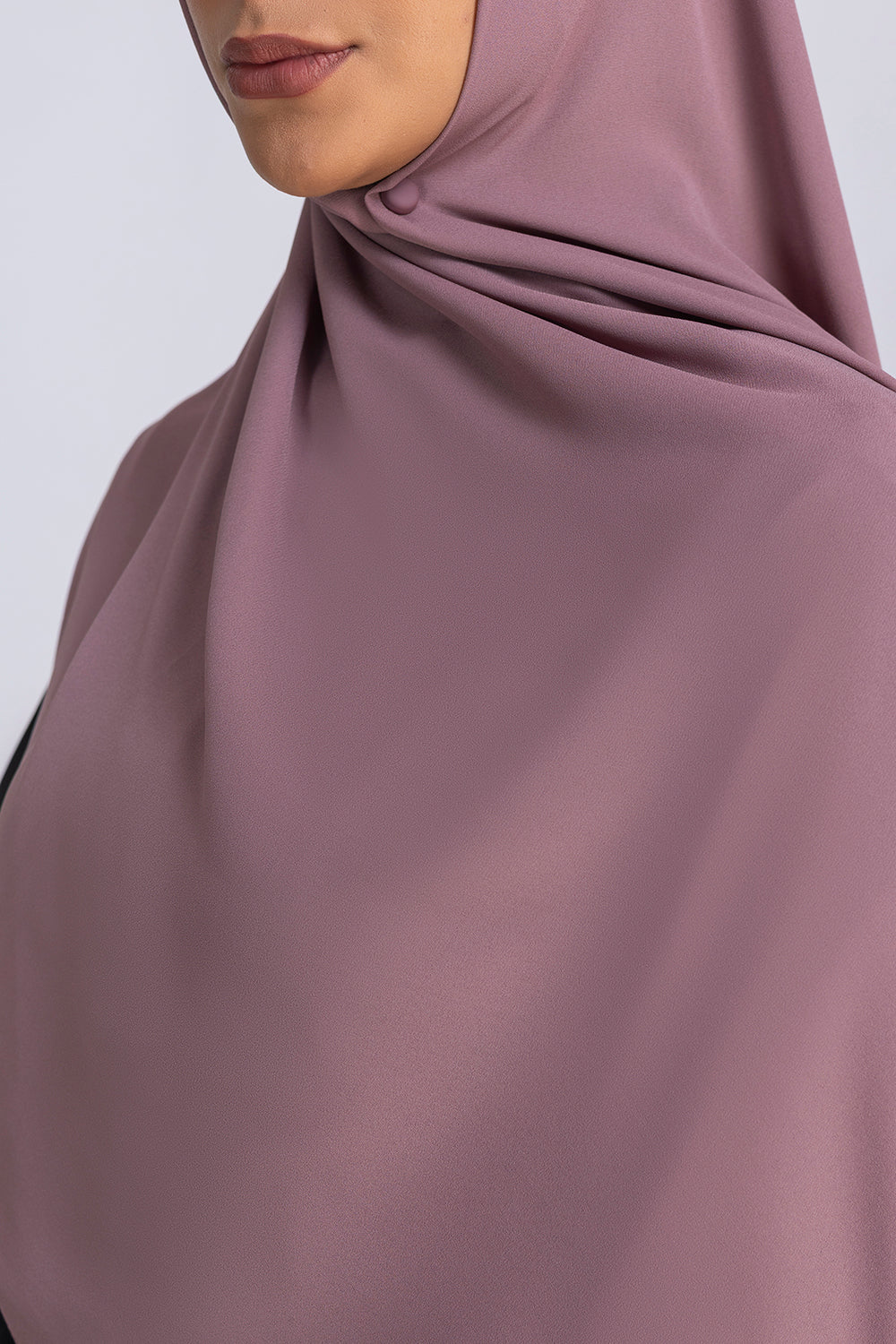 Opaque Chiffon Hijab- Dusty Purple