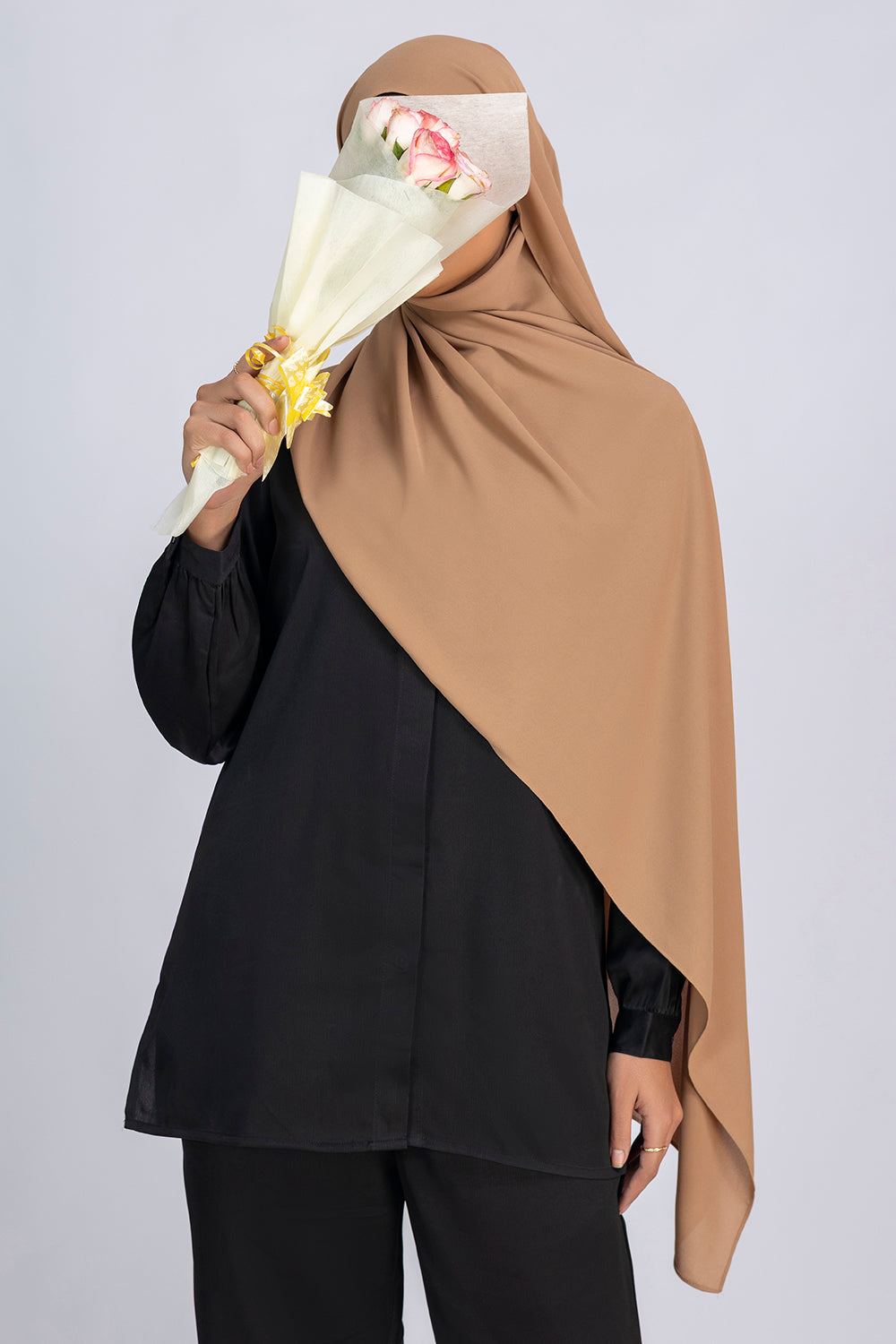 Opaque Chiffon Hijab- Mocha