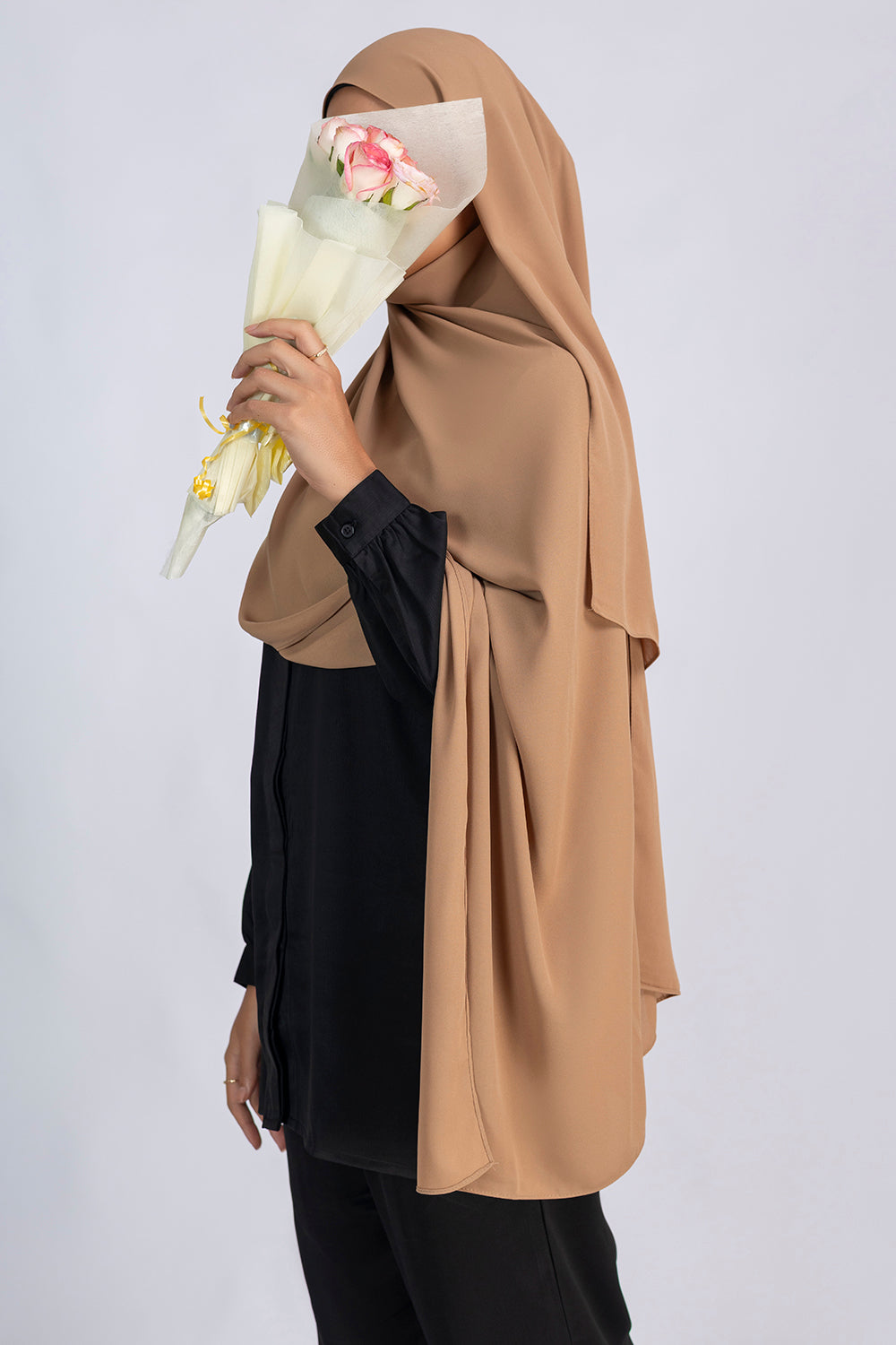 Opaque Chiffon Hijab- Mocha