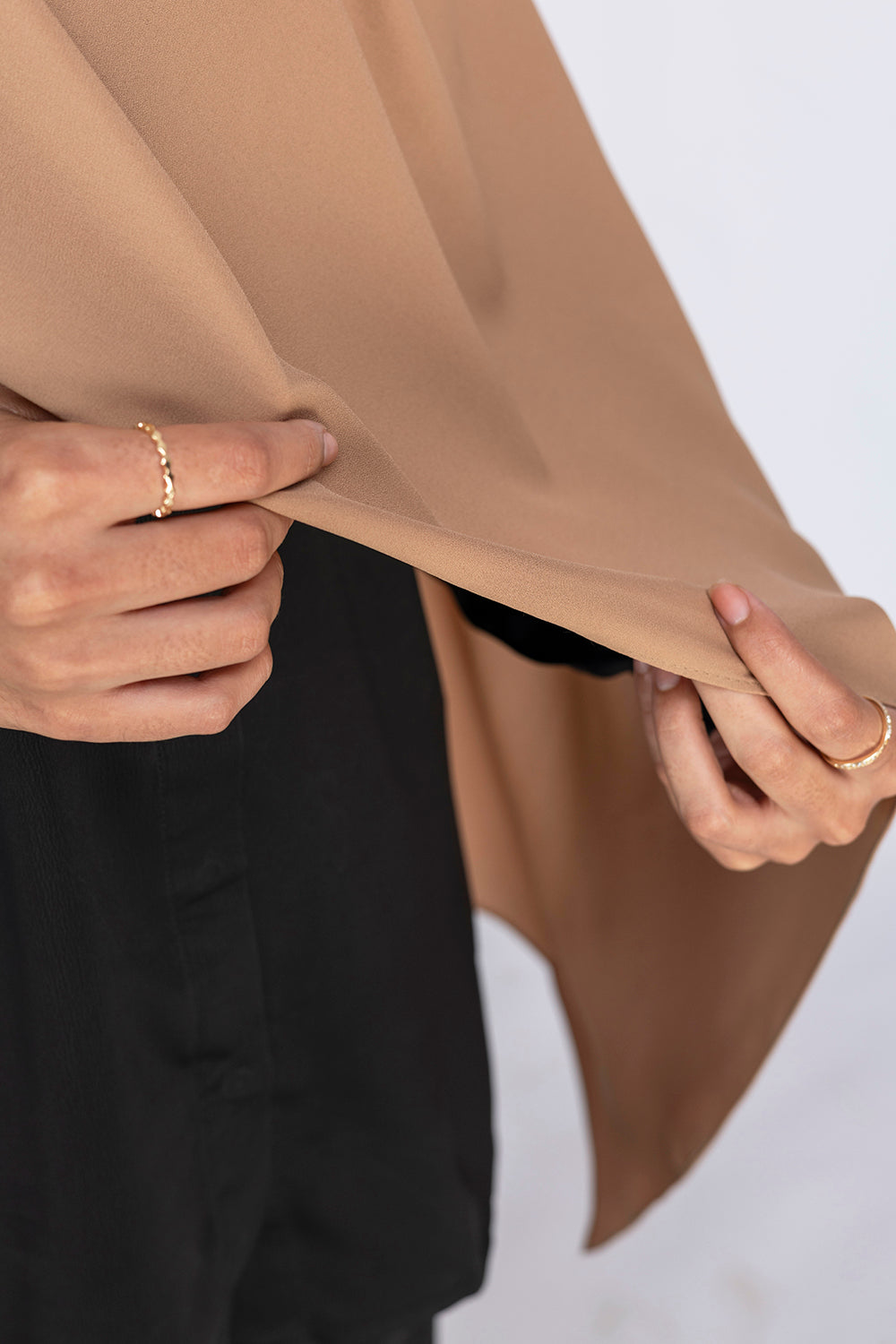 Opaque Chiffon Hijab- Mocha