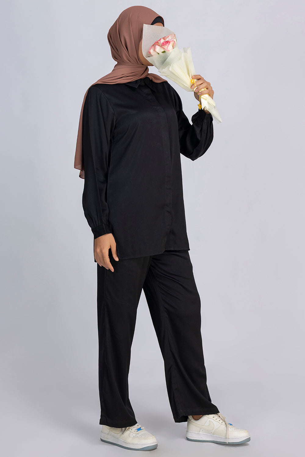 Modest Co-Ord Set - Black