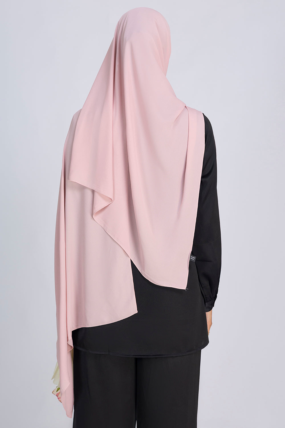 Opaque Chiffon Hijab - Powder Pink