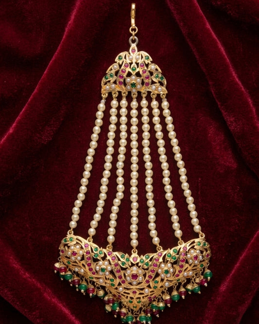 Multi-Coloured Jadau Jhoomer