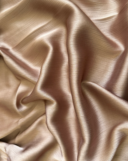 Muna Satin Crinkle Hijab - Mink