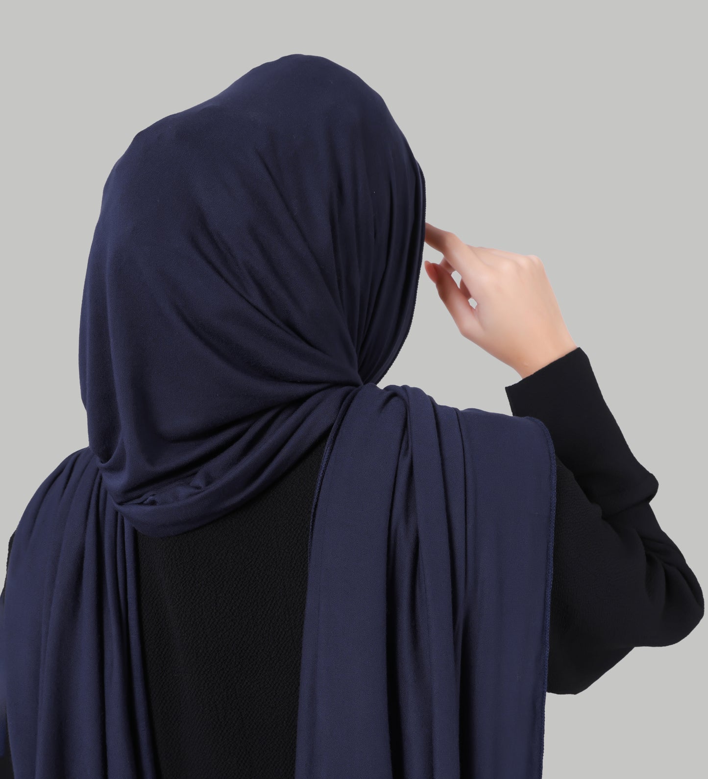 Premium Jersey Hijab - Navy Blue
