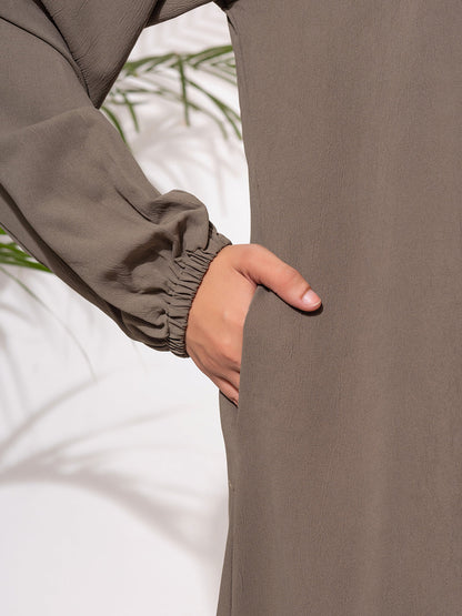 Modest Co-Ord Set - Olive Green