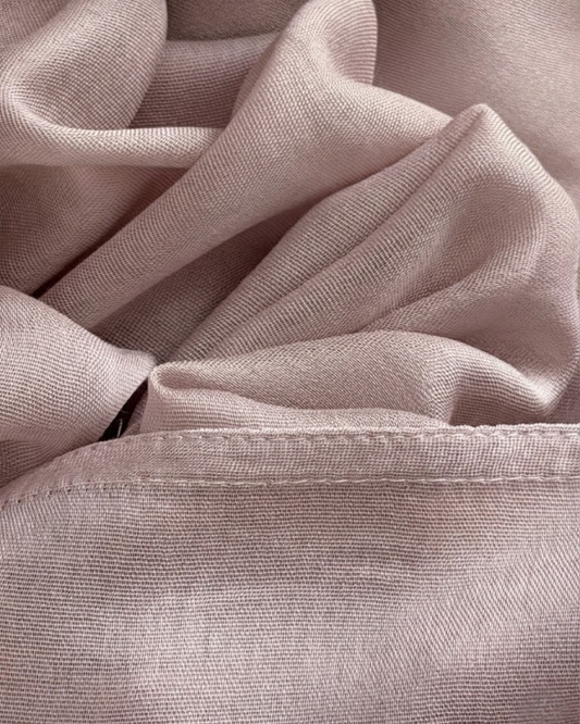 Premium Double Stitch Modal Hijab - Dusty Pink