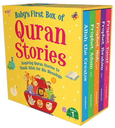 Baby’s First Box of Quran Stories – Volume 1 | Islamic Board Books