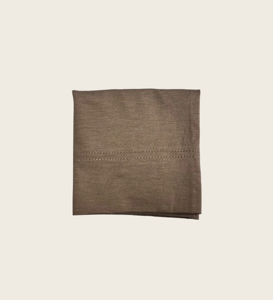 Brown Bamboo Tube Cap Hijab Underscarf