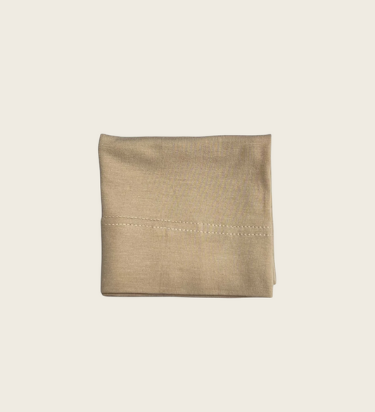 Soft Beige Bamboo Hijab Tube Cap