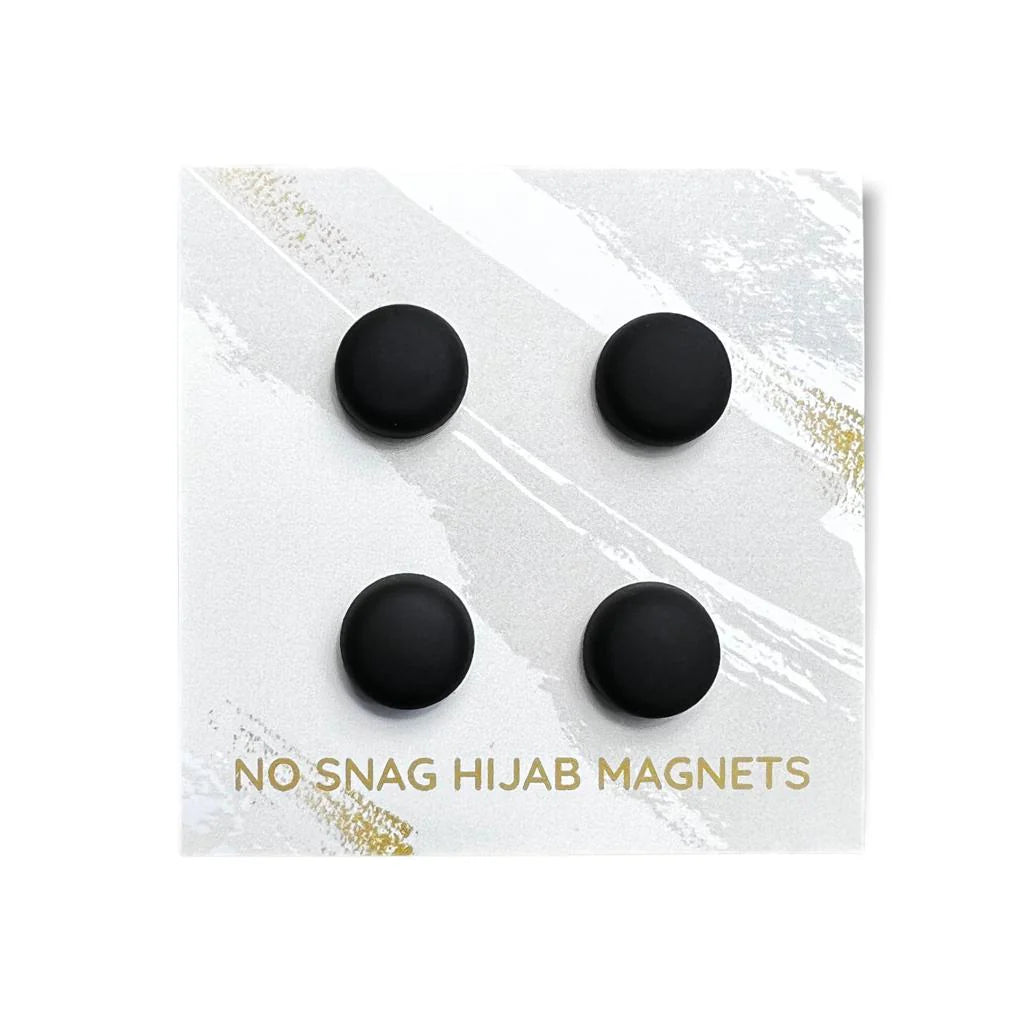 No–Snag Hijab Magnets-Black