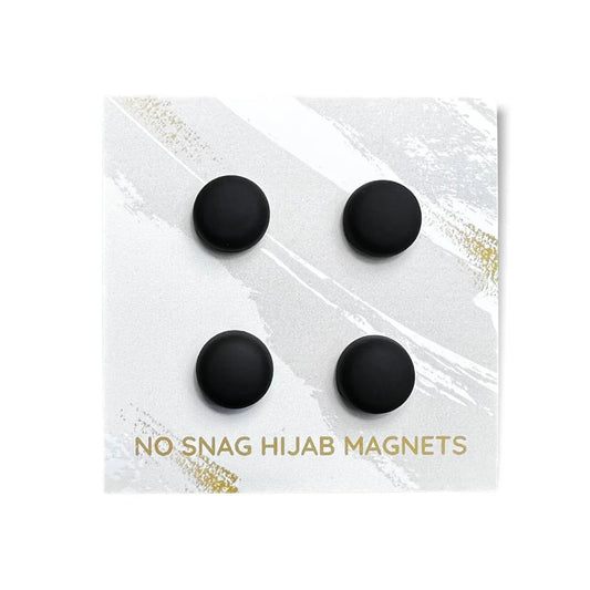 No–Snag Hijab Magnets-Black