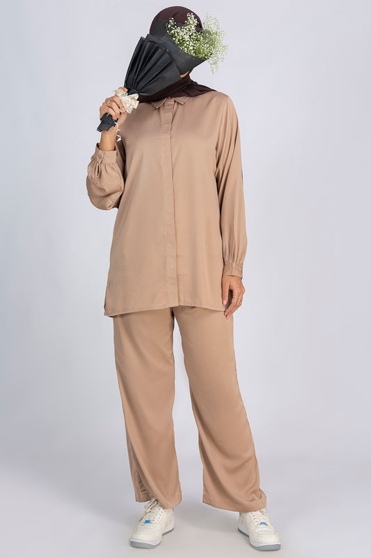 Modest Co-Ord Set - Rose Gold