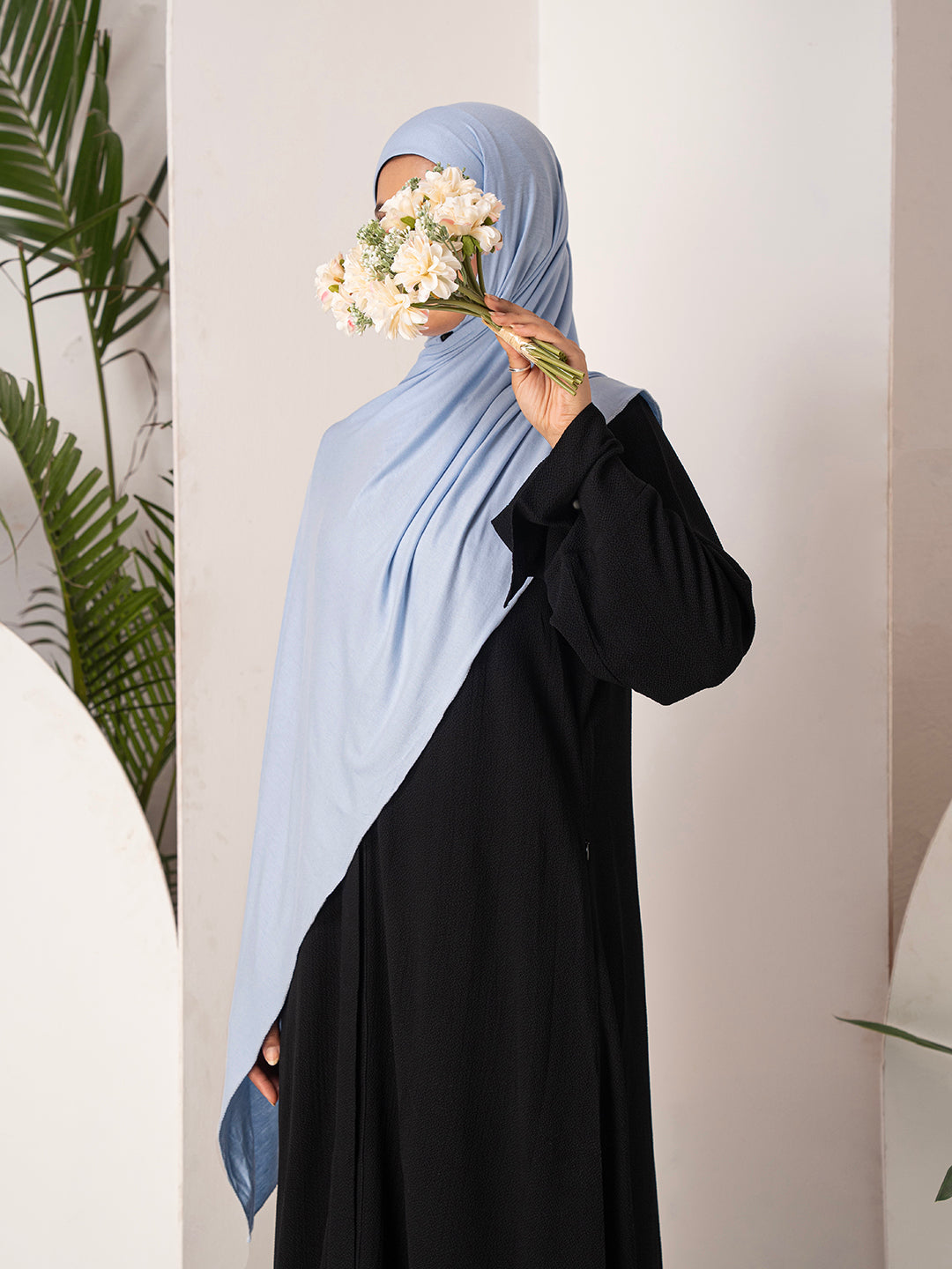 Premium Jersey Hijab - Baby Blue