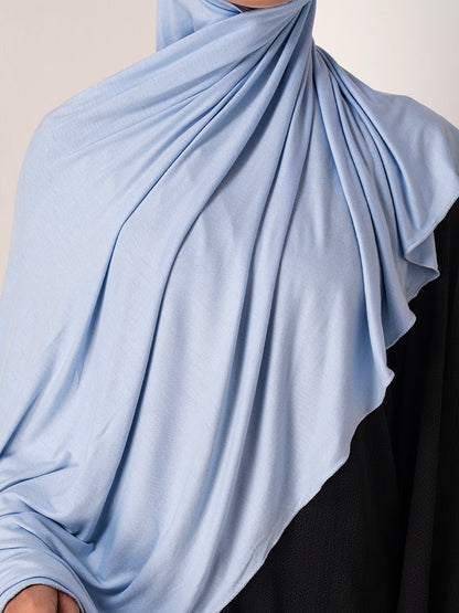 Premium Jersey Hijab - Baby Blue