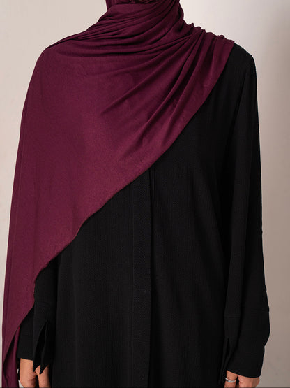 Premium Jersey Hijab - Burgundy