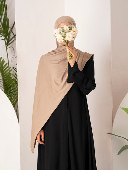 Premium Jersey Hijab - Beige