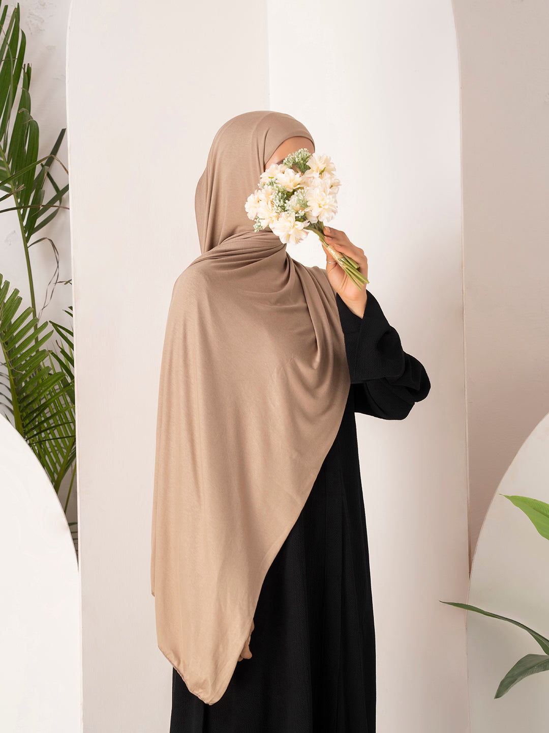 Premium Jersey Hijab - Beige
