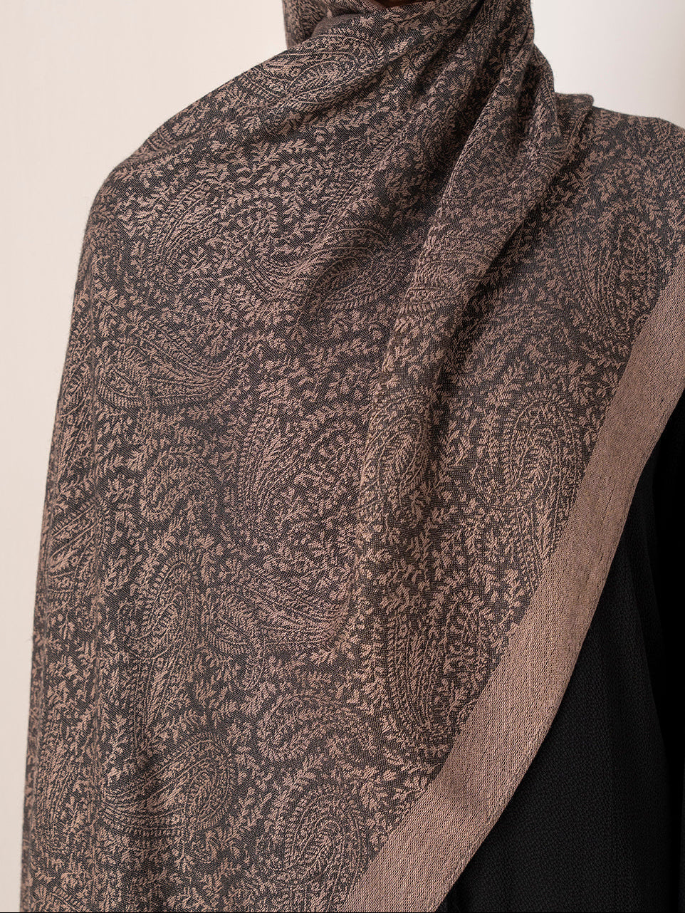 Classic Black Pashmina Hijab