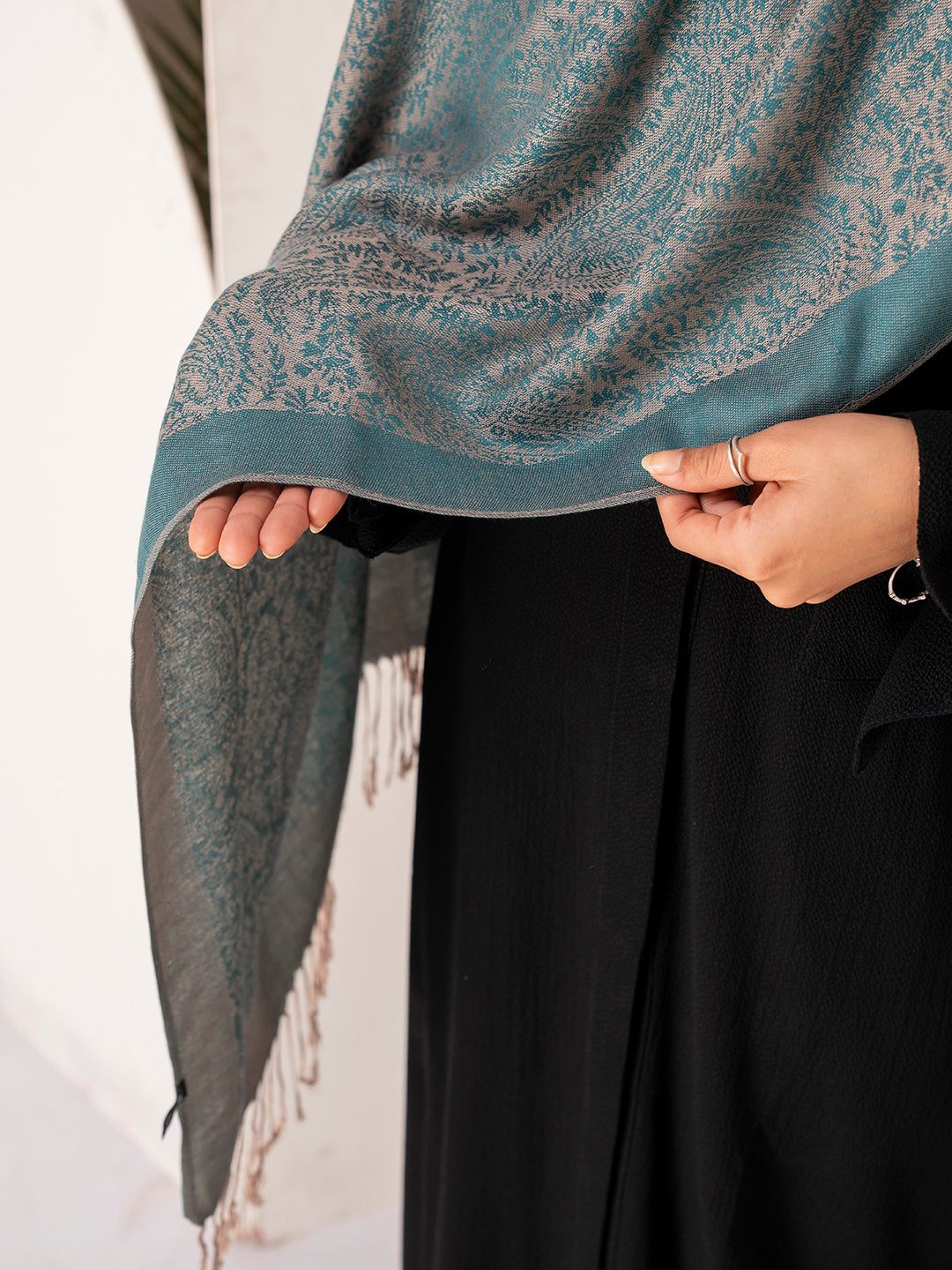 Teal Green Pashmina Hijab