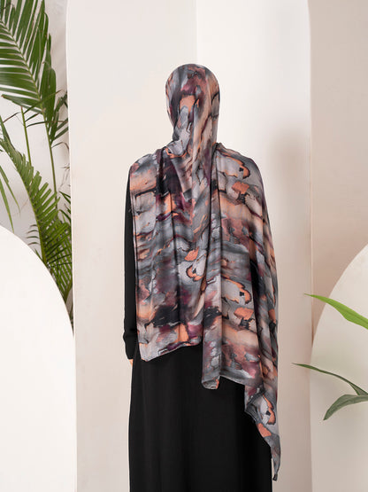 WaterColour Modal Hijab- Classic