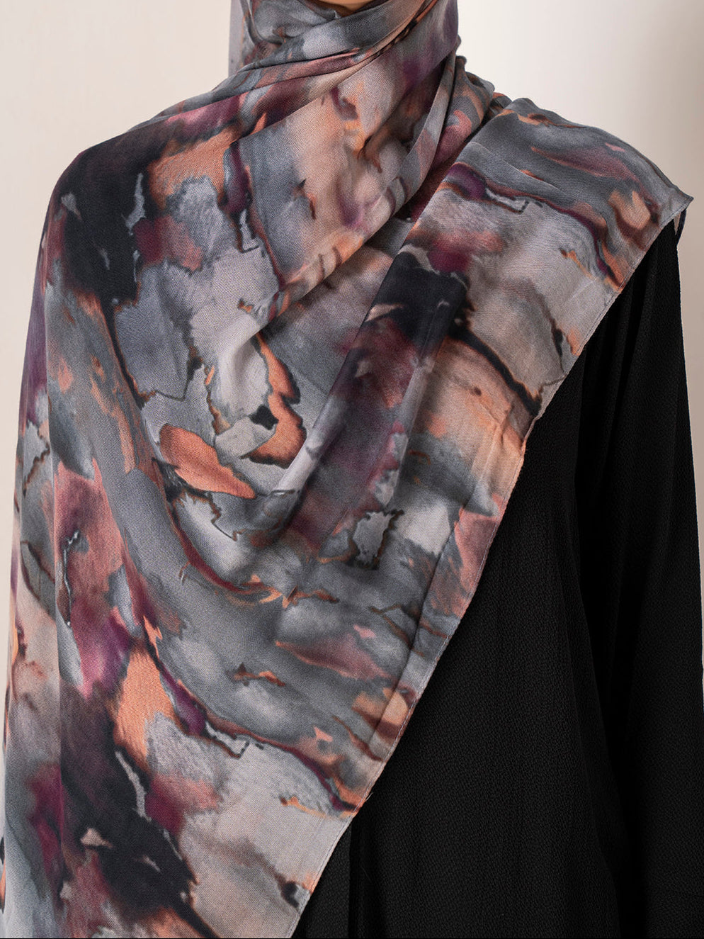WaterColour Modal Hijab- Classic