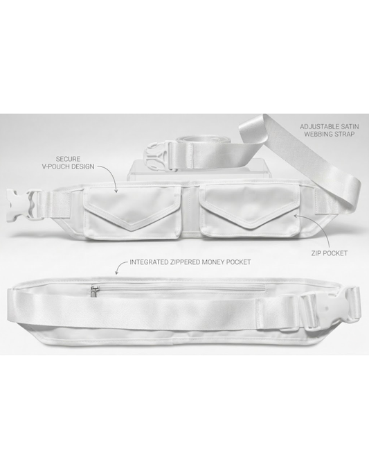 Hajj & Umrah Anti-Theft Waist Bag with Secure Ihram Belt – Travel Pouch for Pilgrims
