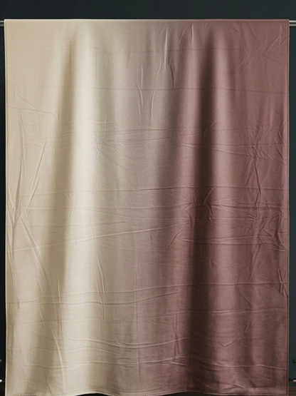 Ombre Jersey Hijab - Espresso Beige