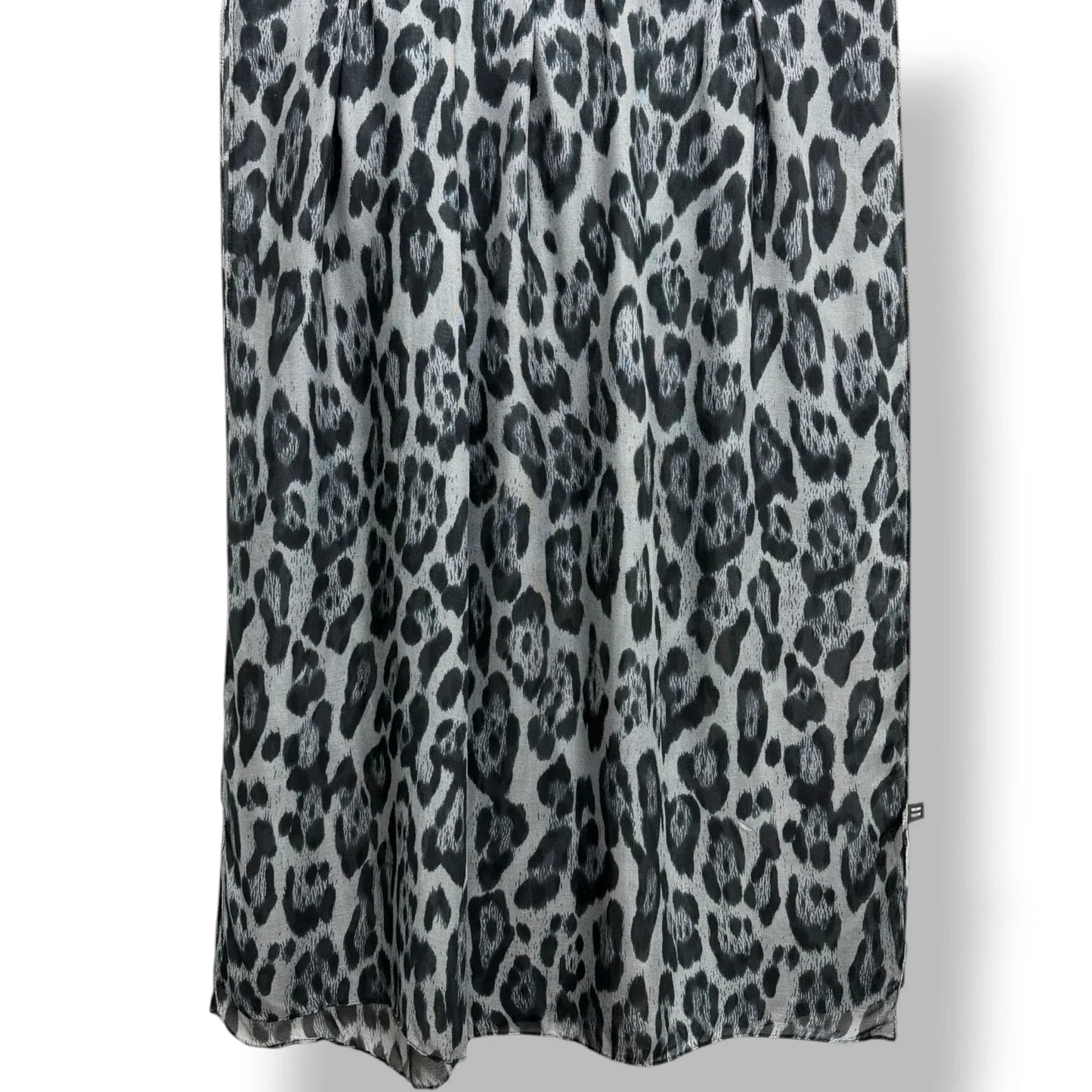 Leopard Ombre Printed Modal Hijab – Grey