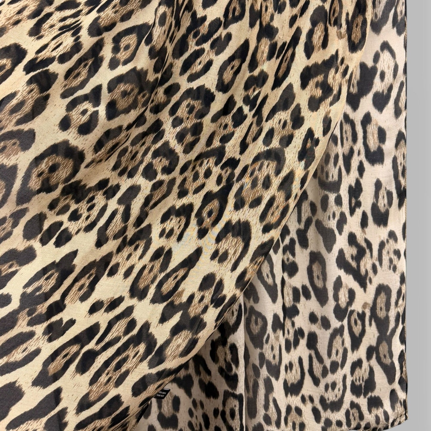 Leopard Ombre Printed Modal Hijab – Light Beige