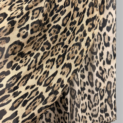 Leopard Ombre Printed Modal Hijab – Light Beige
